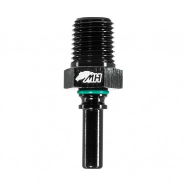Adaptador Macho NPT 1/4" para Macho Engate Rápido 4AN / AN4 (SAE 1/4") - Preto - Metal Horse