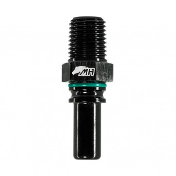 Adaptador Macho NPT 1/4" para Macho Engate Rápido 6AN / AN6 (SAE 3/8") - Preto - Metal Horse