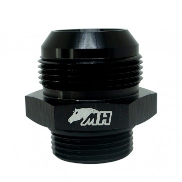 Adaptador Oring 16AN / AN16 para Macho Cônico 20AN / AN20 - Preto - Metal Horse