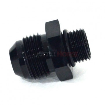 Adaptador Oring 6AN / AN6 para 8AN / AN8 Macho Cônico - Preto