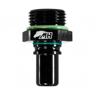 Adaptador O'ring 12AN / AN12 para Macho Engate Rápido 10AN / AN10 (SAE 5/8") - Preto - Metal Horse