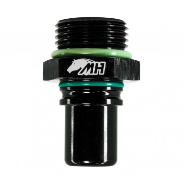 Adaptador O'ring 12AN / AN12 para Macho Engate Rápido 12AN / AN12 (SAE 3/4") - Preto - Metal Horse