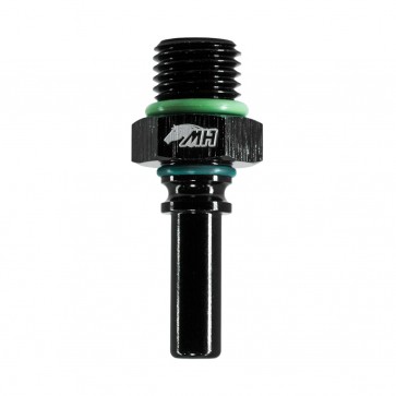 Adaptador O'ring 4AN / AN4 para Macho Engate Rápido 4AN / AN4 (SAE 1/4") - Preto - Metal Horse