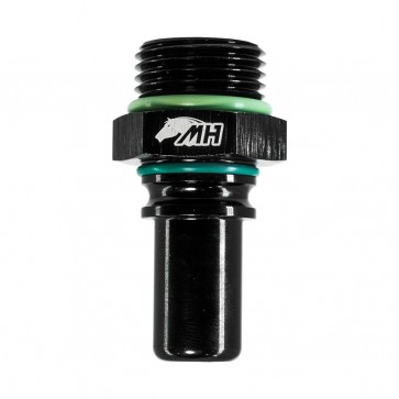 Adaptador O'ring 8AN / AN8 para Macho Engate Rápido 8AN / AN8 (SAE 1/2") - Preto - Metal Horse