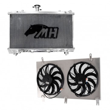 Radiador de Água Racing Completo com Ventoinha para Chevrolet GM Camaro V8 12-15 - Montagem Original - Metal Horse