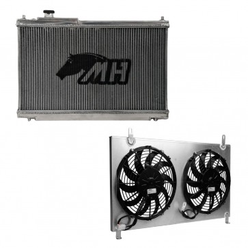Radiador de Água Racing Completo com Ventoinha para Honda Civic 01-05 - Câmbio Manual - Montagem Original - Metal Horse