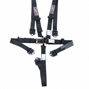 Cinto Racing 5 Pontos Drag Junior de 2" Polegadas Certificado SFI 16.2 Validade 12/2027 - Metal Horse - Preto