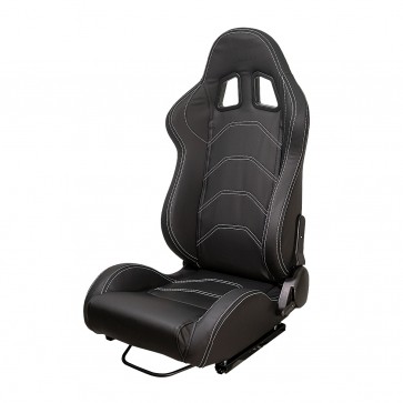 Banco Street Rally Couro Preto - Metal Horse - Motorista