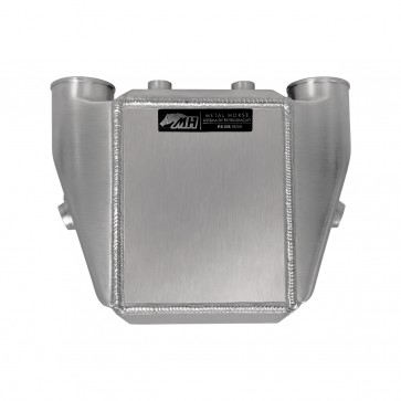 Watercooler Intercooler Água para Ar Grande Entradas e Saídas Superiores 3-1/2" com Porta de Sensor - Metal Horse