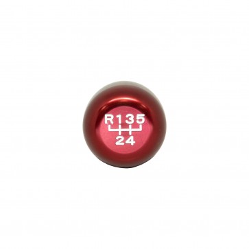 Manopla de Câmbio Curta 5 Marchas + Ré para Frente em Alumínio Epman - Vermelho