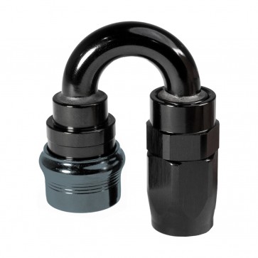 Conexão Engate Rápido SAE 1/2" 180° graus Apara Mangueira Aeroquip 8AN - Epman