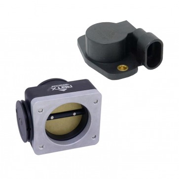 Corpo de Borboleta Billet TBI 65mm Mangote 3" RGTX + Sensor de Posição de Borboleta AP - TBI SENSOR VW