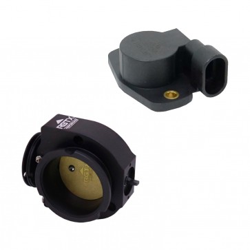 Corpo de Borboleta AP MI Billet TBI 65mm V-band 3" RGTX + Sensor de Posição de Borboleta AP - TBI SENSOR VW