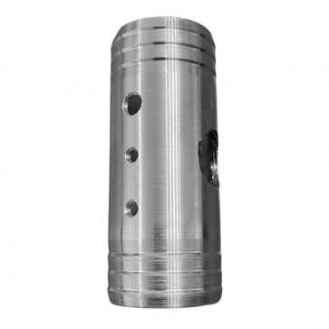 Tubo de Pressurização Diametro Interno 2" Médio (120mm) com Rosca + 3 Furos - RGTX