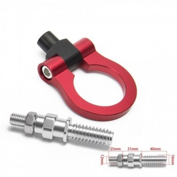 Engate Reboque Esportivo Billet c/ rosca para VW e Audi Geração MK6 2010 - 2014 Epman - Vermelho