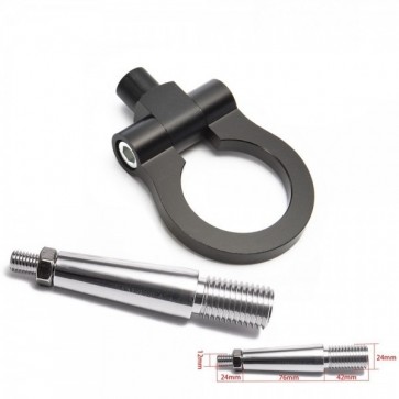 Engate Reboque Esportivo Billet c/ rosca para Nissan 350Z 370Z Epman - Preto