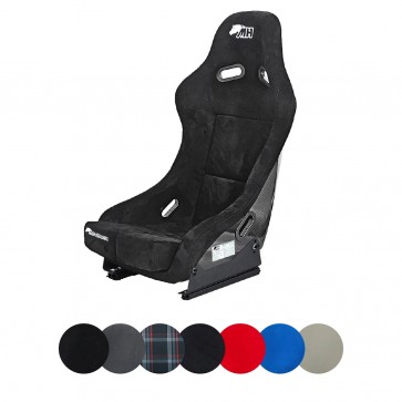 Banco Street Carbono Full Suede Pequeno - Metal Horse