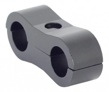 Abraçadeira Dupla Alumínio Billet Para Cabo do Acelerador - Twin13