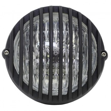 Farol Modelo Finned Grill Halogeno - Preto - Twin13