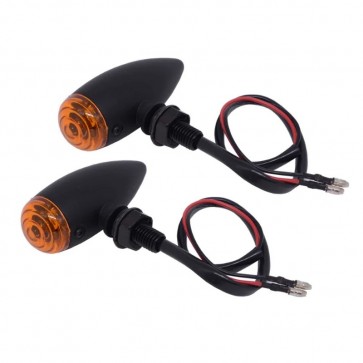 Par de Seta Dianteira/Traseira Billet 10mm Modelo Tear LED - Twin13