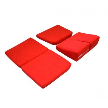 Jogo de Espumas Completo de Reposição para Banco Street Grande - Vermelho