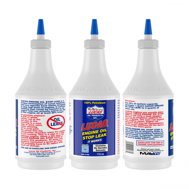 Aditivo para Óleo de Motor Engine Oil Stop Leak 24oz 710ml Lucas Oil