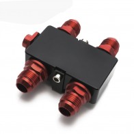 Adaptador com Termostato In-Line 10AN p/ Radiador de Óleo Remoto