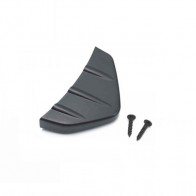 Spoiler Difusor Extrator de Ar Inferior Esportivo Traseiro Tipo Faca em ABS - Preto 