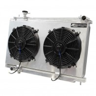 Radiador de Água Racing Completo com Ventoinha para Nissan 350z 03-06 - Montagem Original