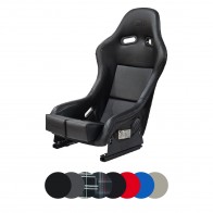 Banco Street com Revestimento em Couro Sintético Preto Metal Horse