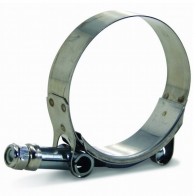 Abraçadeira 100% Inox tipo T / Tucho / T-Clamp para mangotes de 3-1/4" polegadas (D.I 89-97mm)