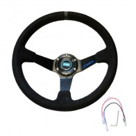 Volante Esportivo Epman Diâmetro 350mm x 3" Profundidade - Preto