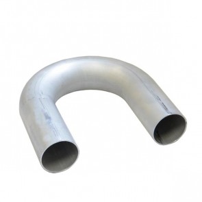 Tubo em Aluminio Curva 180º graus 3" polegada x 500mm - Sem Acabamento