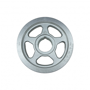 Conjunto Polias e Esticador Fusca VW com Roda Fônica Prata RGTX