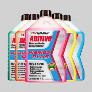 Fluido para Radiador Concentrado Orgânico (Long Life) Koube 1L 
