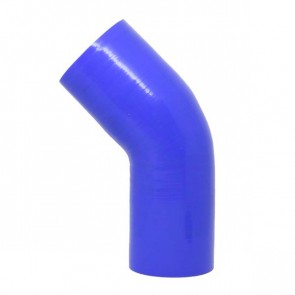 Mangote Azul em Silicone Redutor 45° 3" (76mm) para 2,75" (70mm) * 120mm - Epman