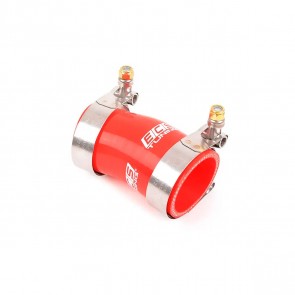 Mangueira em Silicone com Abraçadeira para Saída do Turbo VW Audi 1.8 TFSI 2.0 TSI EA888 Gen 3 MQB Vermelho - ECS Tuning
