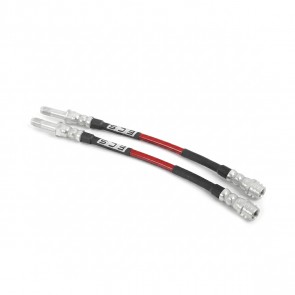 Aeroquip de Freios em Malha de Aço Traseiro BMW M135I, M140I, M235I, M240I, 320i, 328I, 335I, 428I, 435I - ECS Tuning