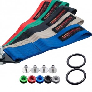 Kit Engate Reboque de Tecido com Conjunto de Arruela Billet para Fixação de Para-choque - EPMAN