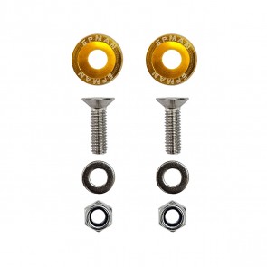 Par de Arruela Billet Universal com parafuso e porca M6 EPMAN - Dourado