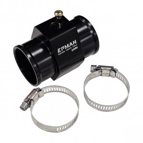Adaptador para Sensor de Temperatura Entrada e Saída 34mm Preto Epman