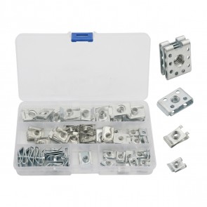 Kit 50 Peças Presilhas Spire Clips M4 M5 M6 M8 Fixação Painel Automotivo Epman