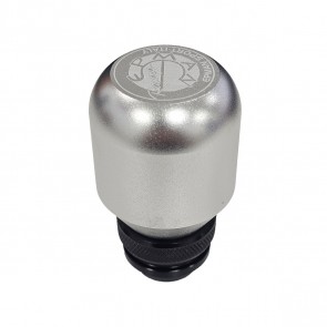 Manopla de Câmbio Longa com Regulagem de Altura em Alumínio - Prata - Epman