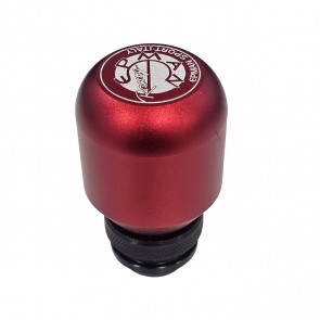 Manopla de Câmbio Longa com Regulagem de Altura em Alumínio - Vermelho - Epman