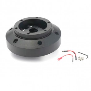 Cubo Curto EPMAN Adaptador de Volante Esportivo para MITSUBISHI EVO 7 8 9 - 2001 a 2007