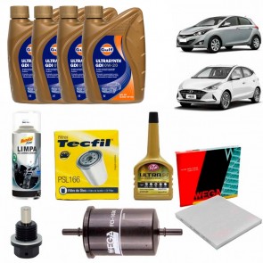 Kit Revisão + Troca de Óleo para HB20 2012 2013 A 2021 12V 1.0