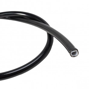 Mangueira PTFE com Malha Inox 6AN / AN6 com Cobertura Plástica - Preta