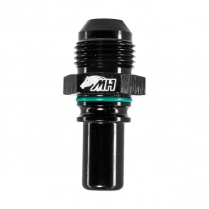 Adaptador Macho Cônico 8AN / AN8 para Macho Engate Rápido 8AN / AN8 (SAE 1/2") - Preto - Metal Horse