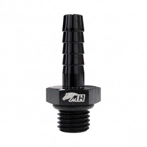 Adaptador de Mangueira Comum Macho Espigão 5/16" para Macho Métrico M12X1.5 - Preto - Metal Horse