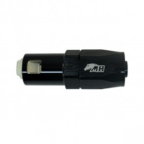 Conexão de Engate Rápido SAE 3/8" Reta para Mangueira Aeroquip 8AN / AN8 - Preto - Metal Horse